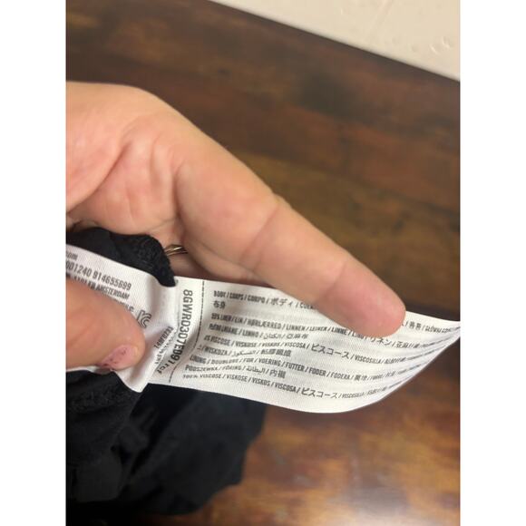 Abercrombie & Fitch Linen-Blend Pull-On Shorts – Black | Size M | Pockets - Picture 4 of 4